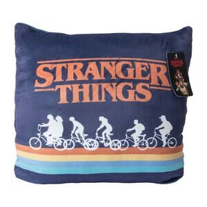 🔥Netflix Stranger Things Hawkins Squish 14 x 14 Throw Pillow BNWT🔥